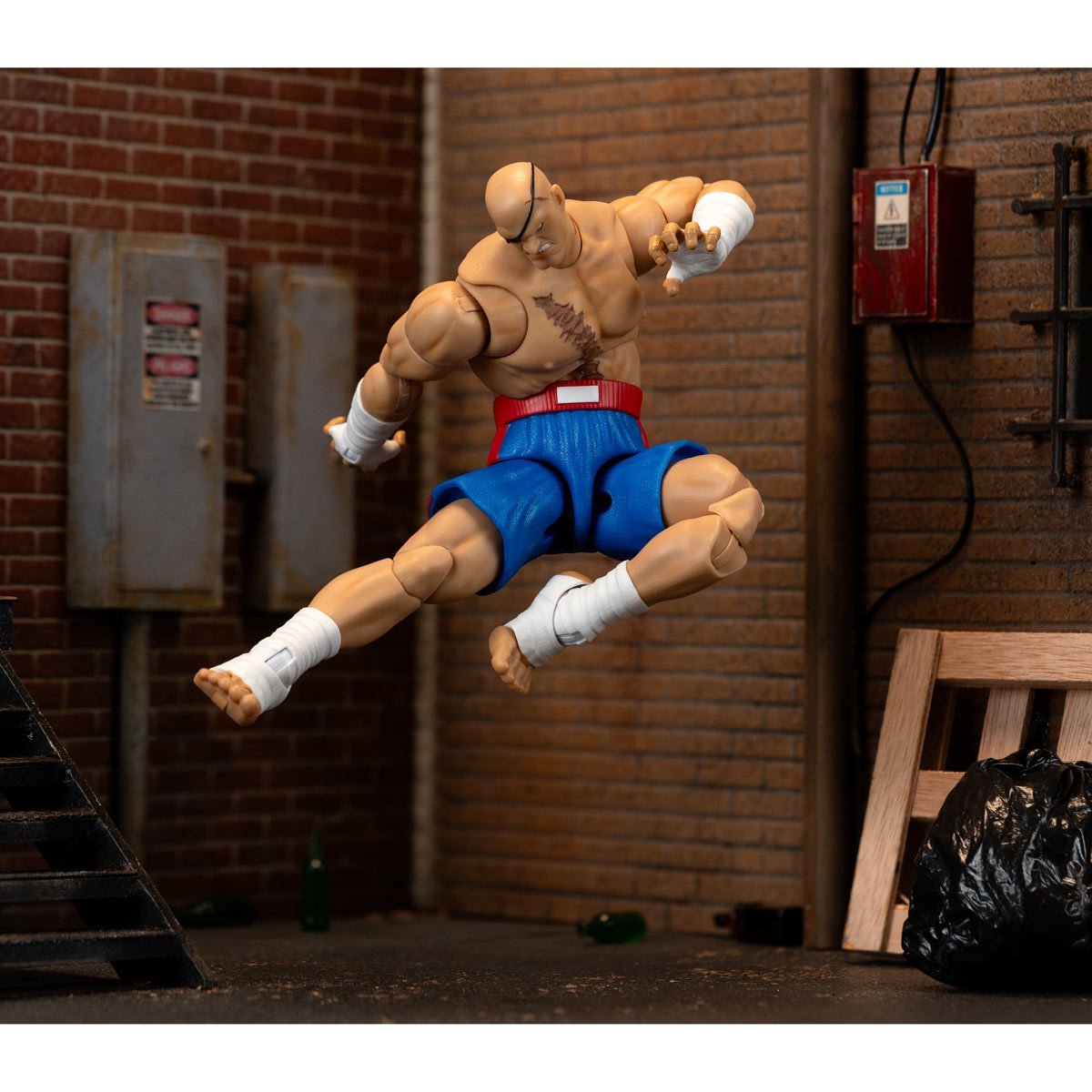 Jada Toys Ultra Street Fighter II Sagat 6-Inch Scale Deluxe Action Figure