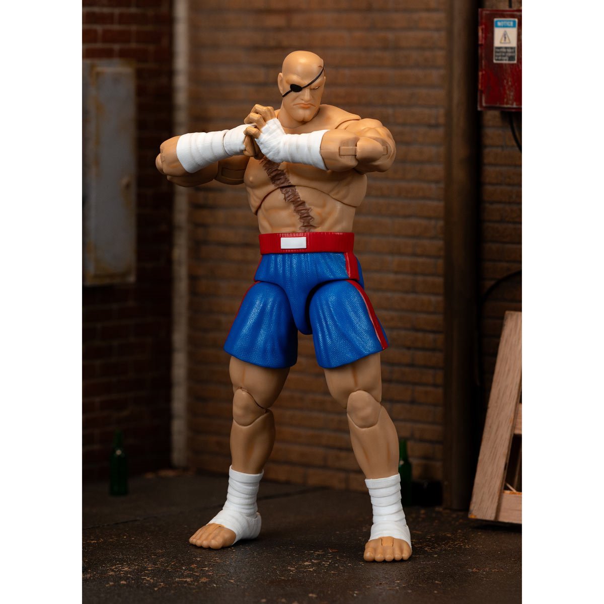 Jada Toys Ultra Street Fighter II Sagat 6-Inch Scale Deluxe Action Figure