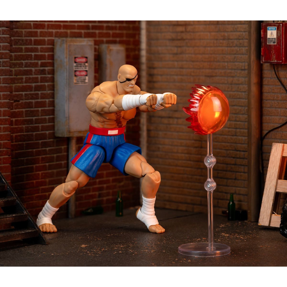Jada Toys Ultra Street Fighter II Sagat 6-Inch Scale Deluxe Action Figure