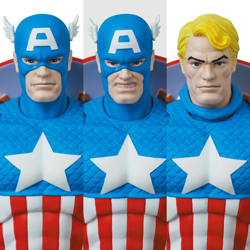 Mafex No.217 Captain America (Comic Book Version) Action Figure