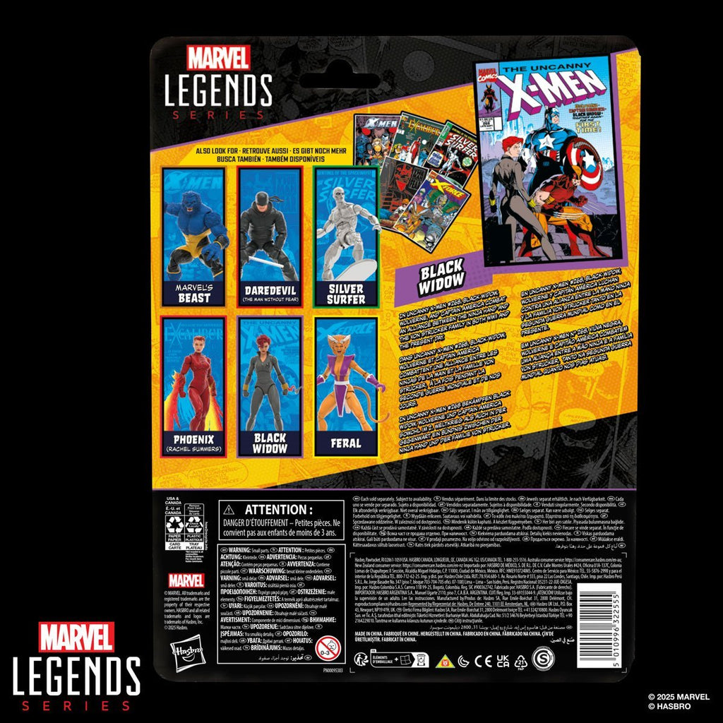 Black Widow Marvel Legends Series Black Widow 6-Inch Action Figure