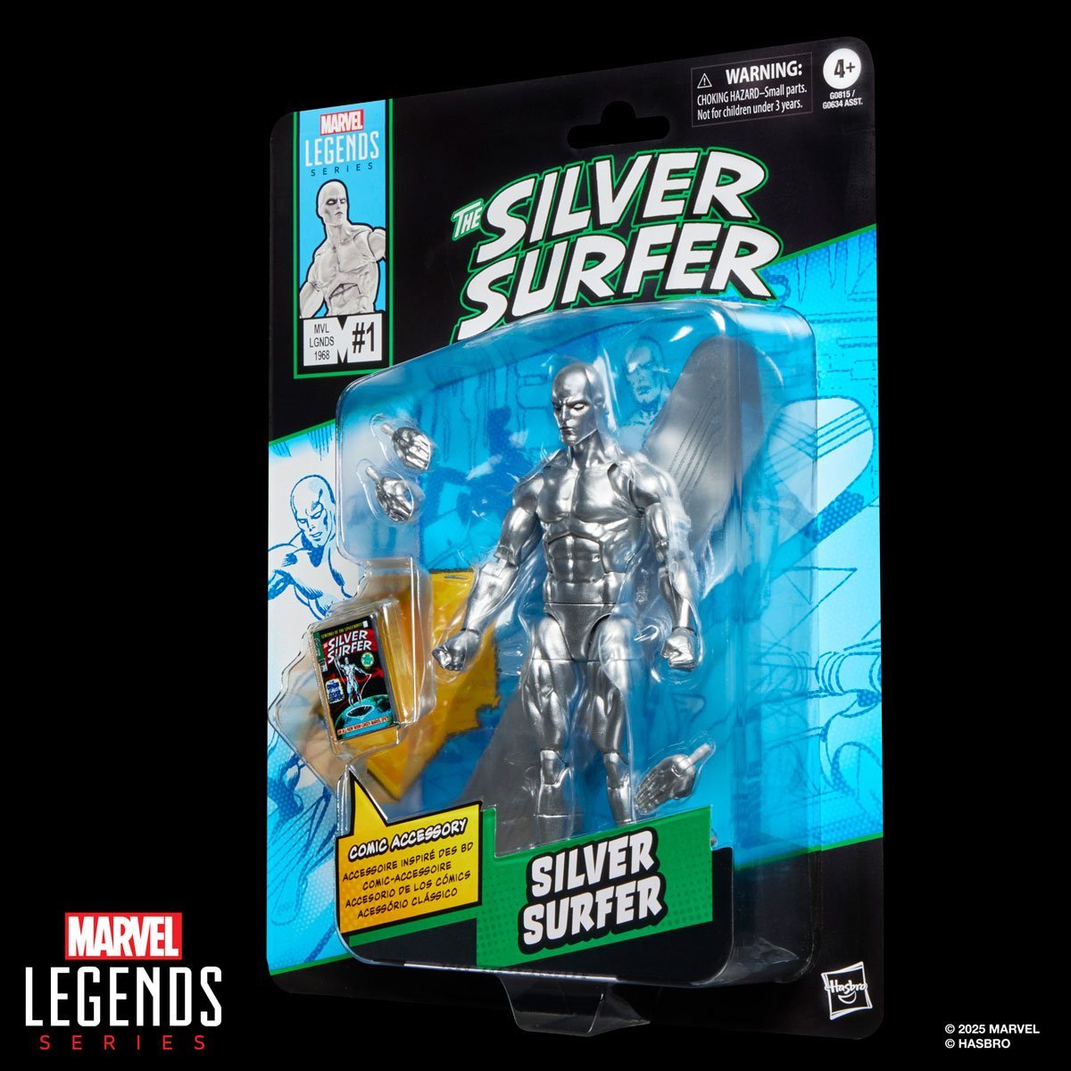 Marvel Legends Series Silver Surfer Fantastic Four 6-Inch Action Figure