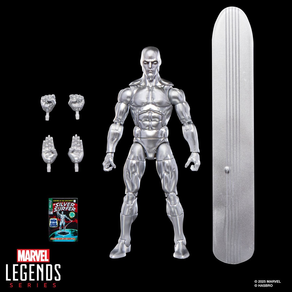 Marvel Legends Series Silver Surfer Fantastic Four 6-Inch Action Figure