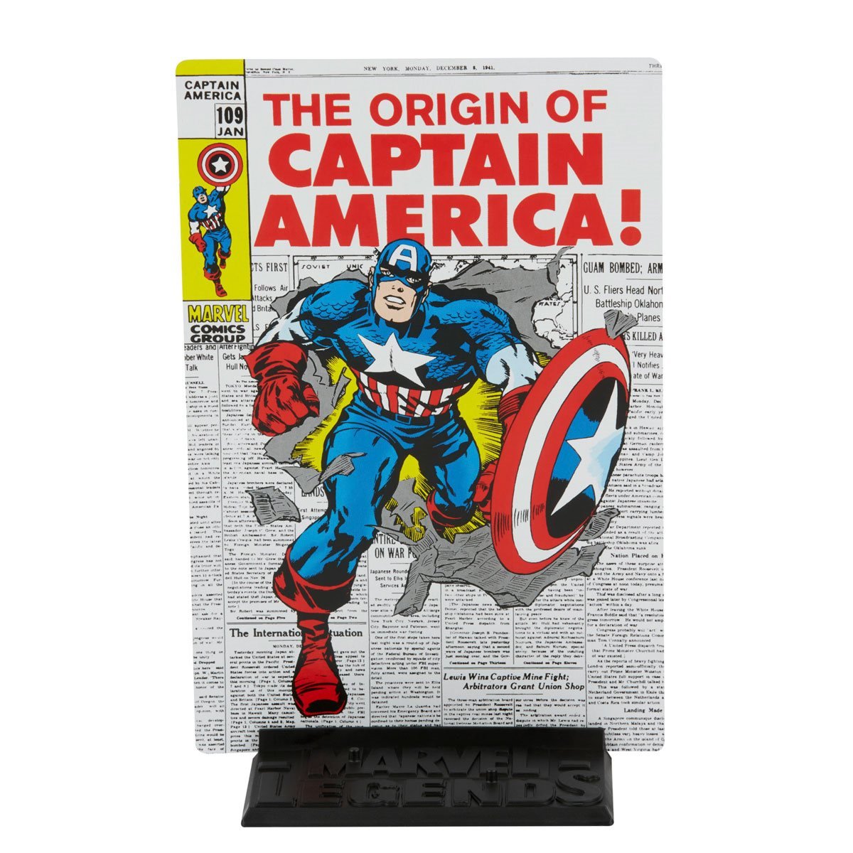 Marvel Legends Series 20th Anniversary Series 1 Captain America 6-inch Action Figure (Re-Release)