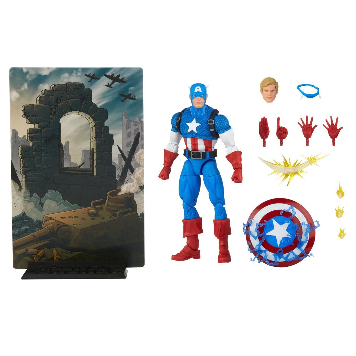 Marvel Legends Series 20th Anniversary Series 1 Captain America 6-inch Action Figure (Re-Release)