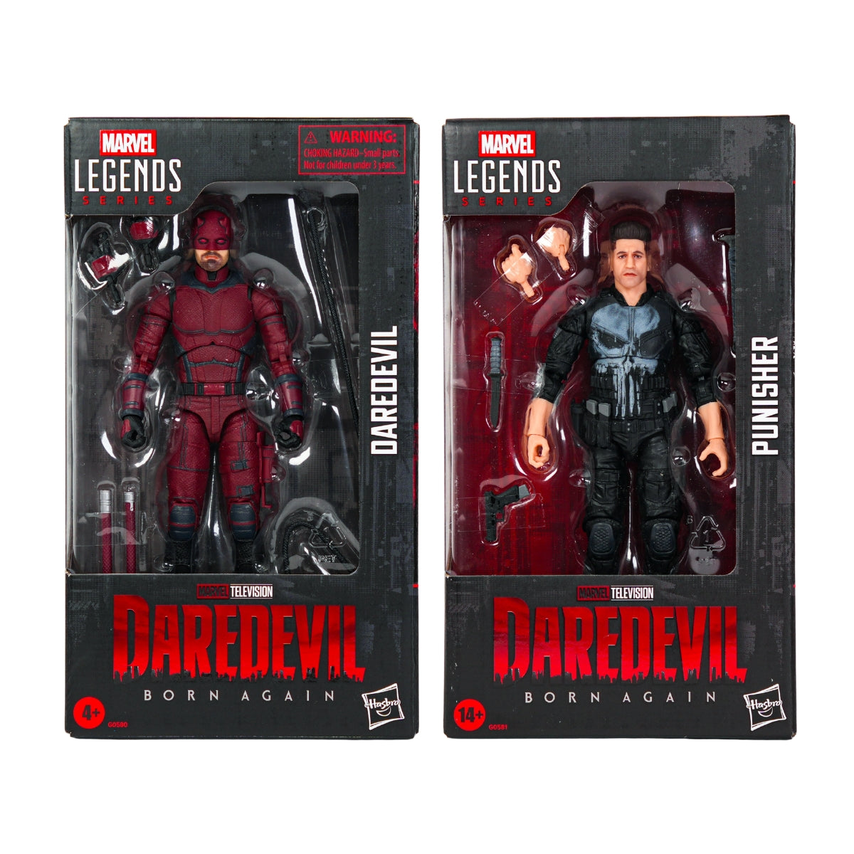 Marvel Legends Series Daredevil: Born Again - Daredevil and Punisher Action Figures