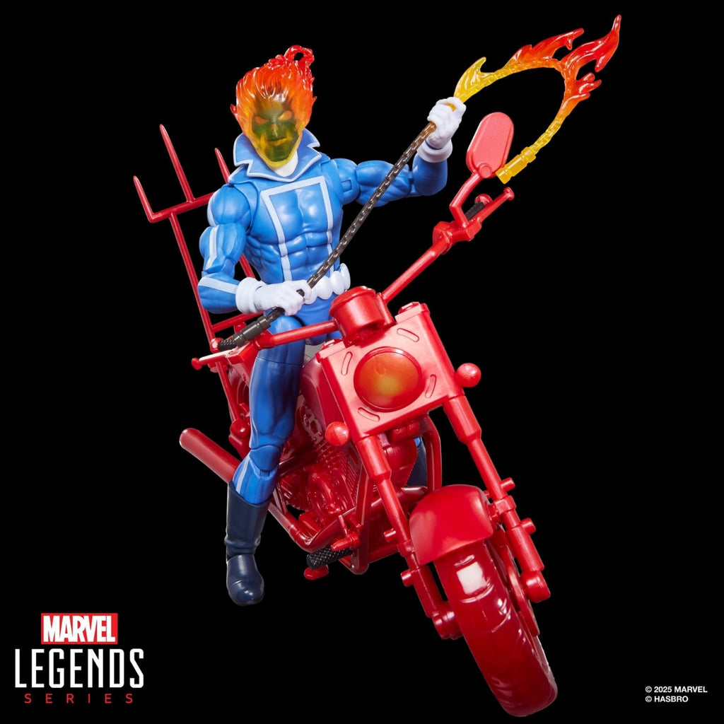Marvel Legends Ghost Rider Johnny Blaze with Motorcycle Deluxe Action Figure