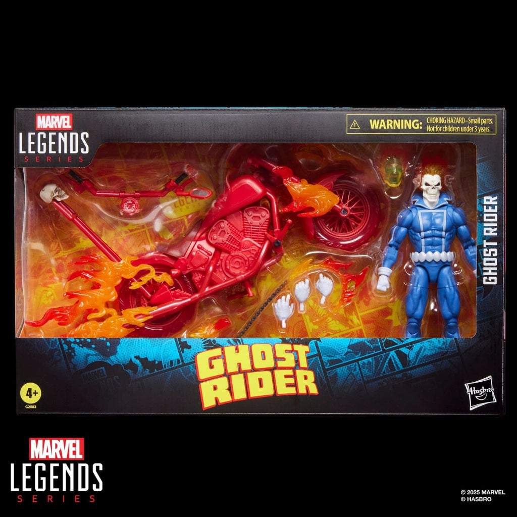 Marvel Legends Ghost Rider Johnny Blaze with Motorcycle Deluxe Action Figure