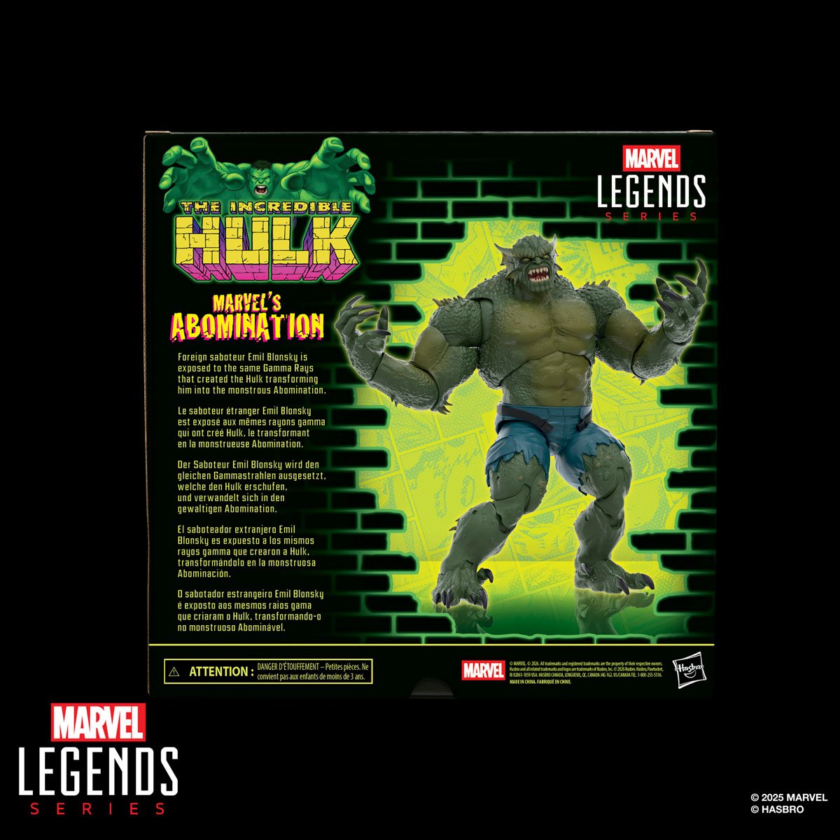 Marvel Legends the Incredible Hulk Abomination Deluxe Action Figure