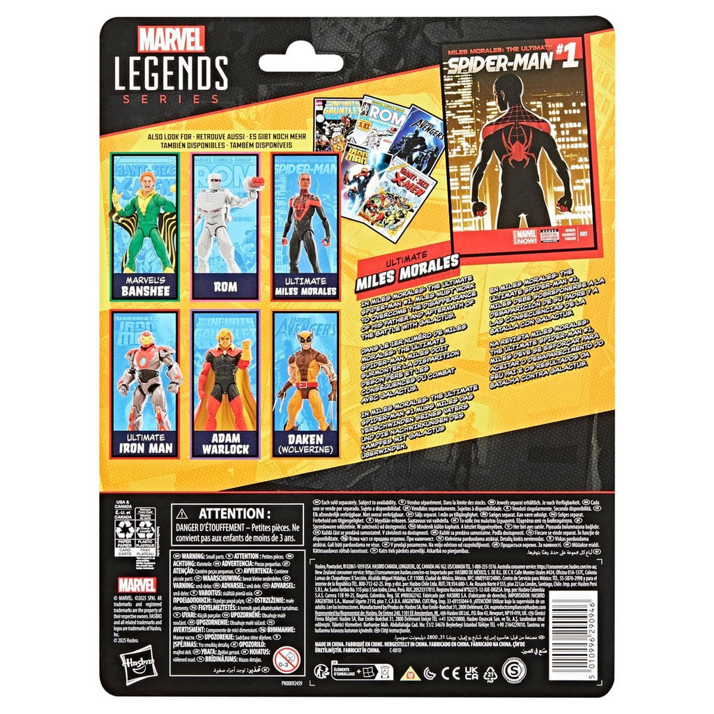 Marvel Legends Ultimate Spider-Man Miles Morales Comics-Inspired 6-Inch Action Figure