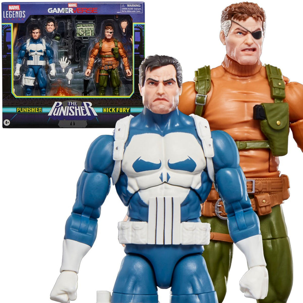 Marvel Legends Gamerverse Punisher and Nick Fury Action Figures