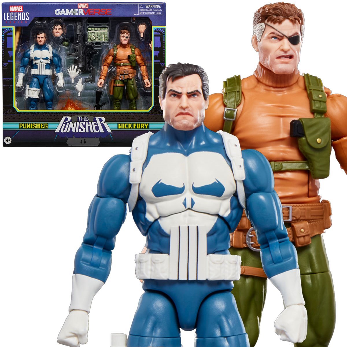 Marvel Legends Gamerverse Punisher and Nick Fury 6-Inch Action Figures