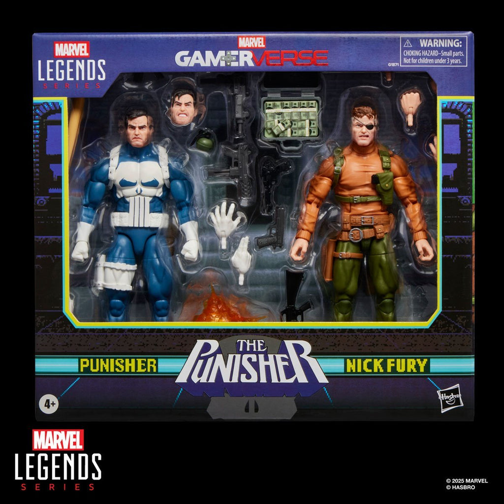 Marvel Legends Gamerverse Punisher and Nick Fury Action Figures
