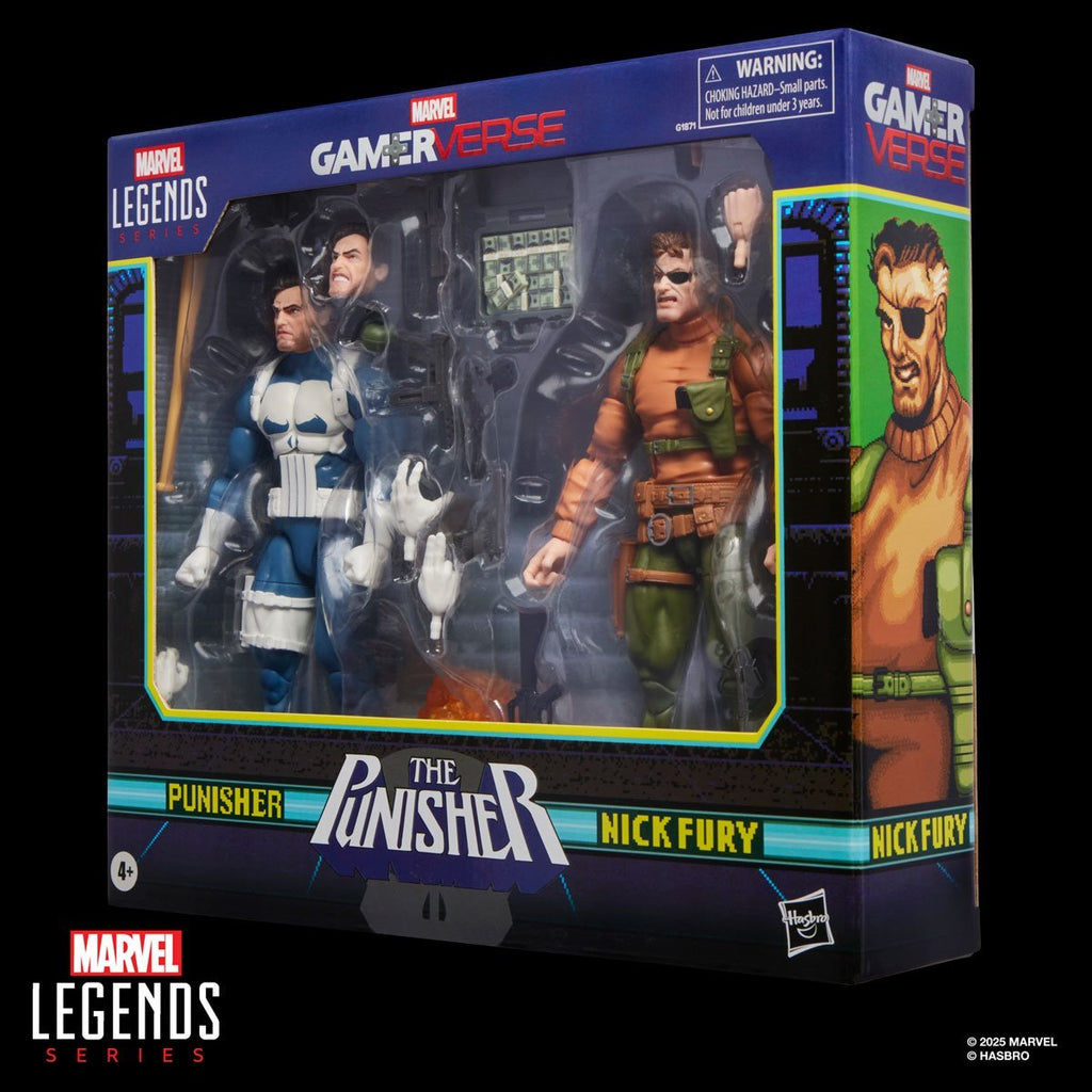 Marvel Legends Gamerverse Punisher and Nick Fury Action Figures