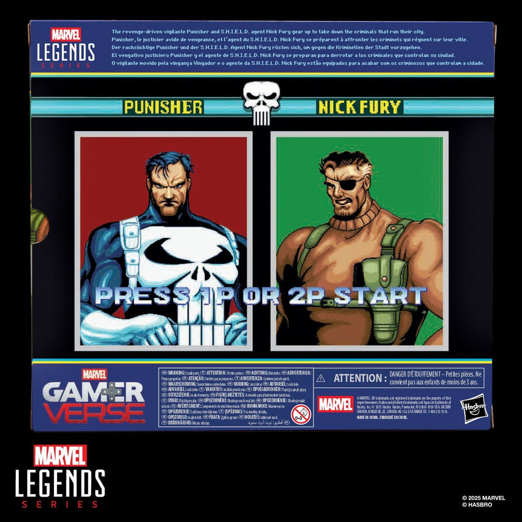 Marvel Legends Gamerverse Punisher and Nick Fury Action Figures