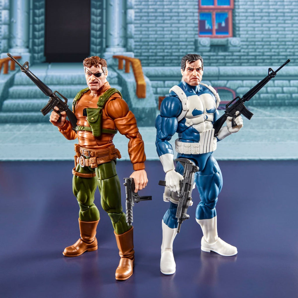 Marvel Legends Gamerverse Punisher and Nick Fury Action Figures