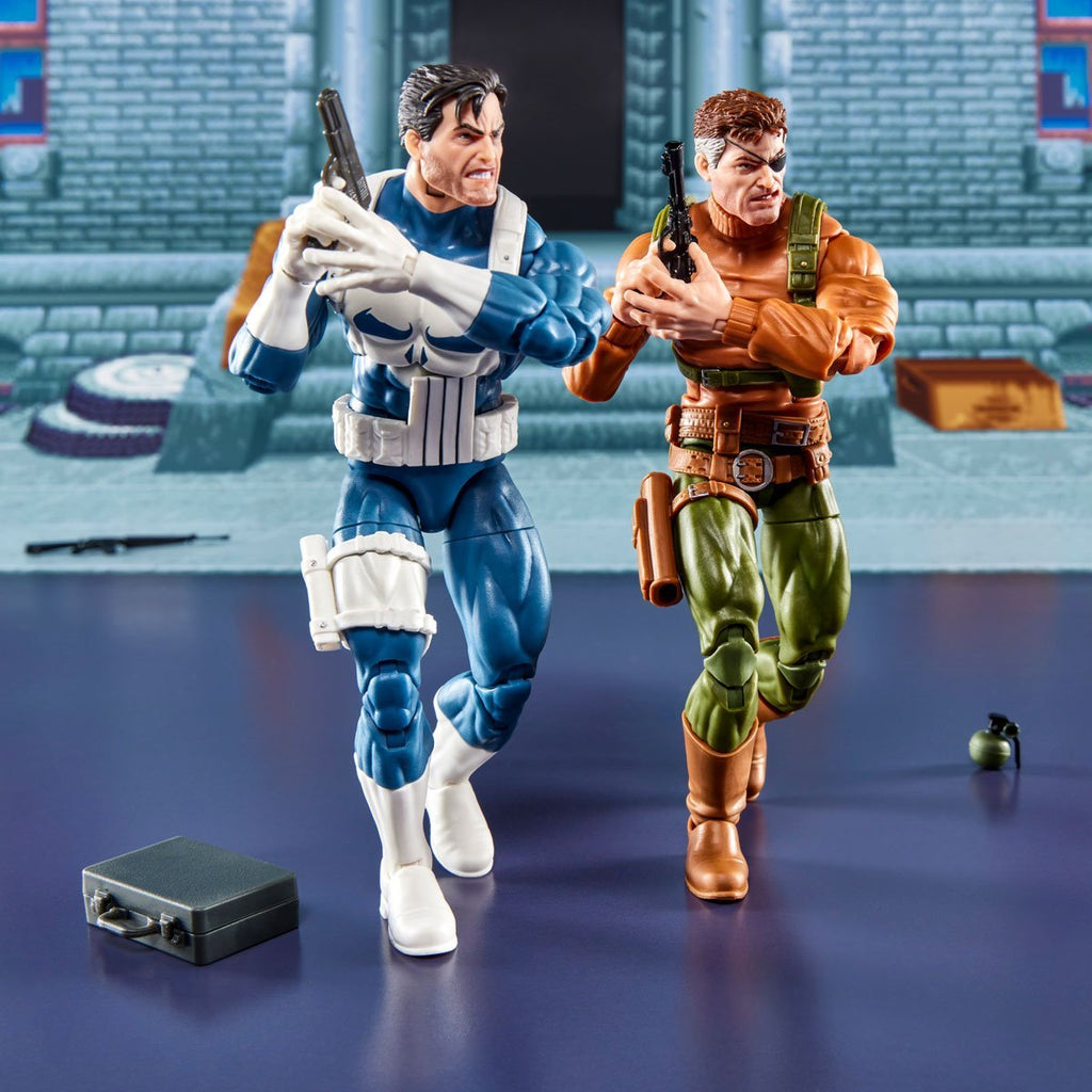 Marvel Legends Gamerverse Punisher and Nick Fury Action Figures