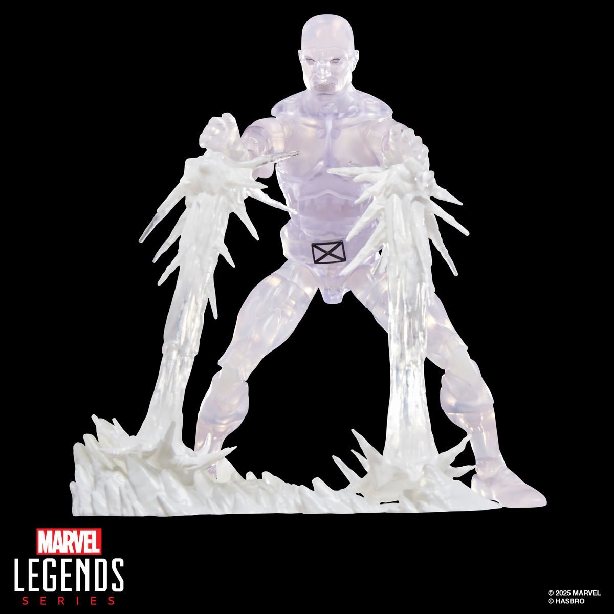 Marvel Legends Secret Wars Ice Man Retro Card Action Figure