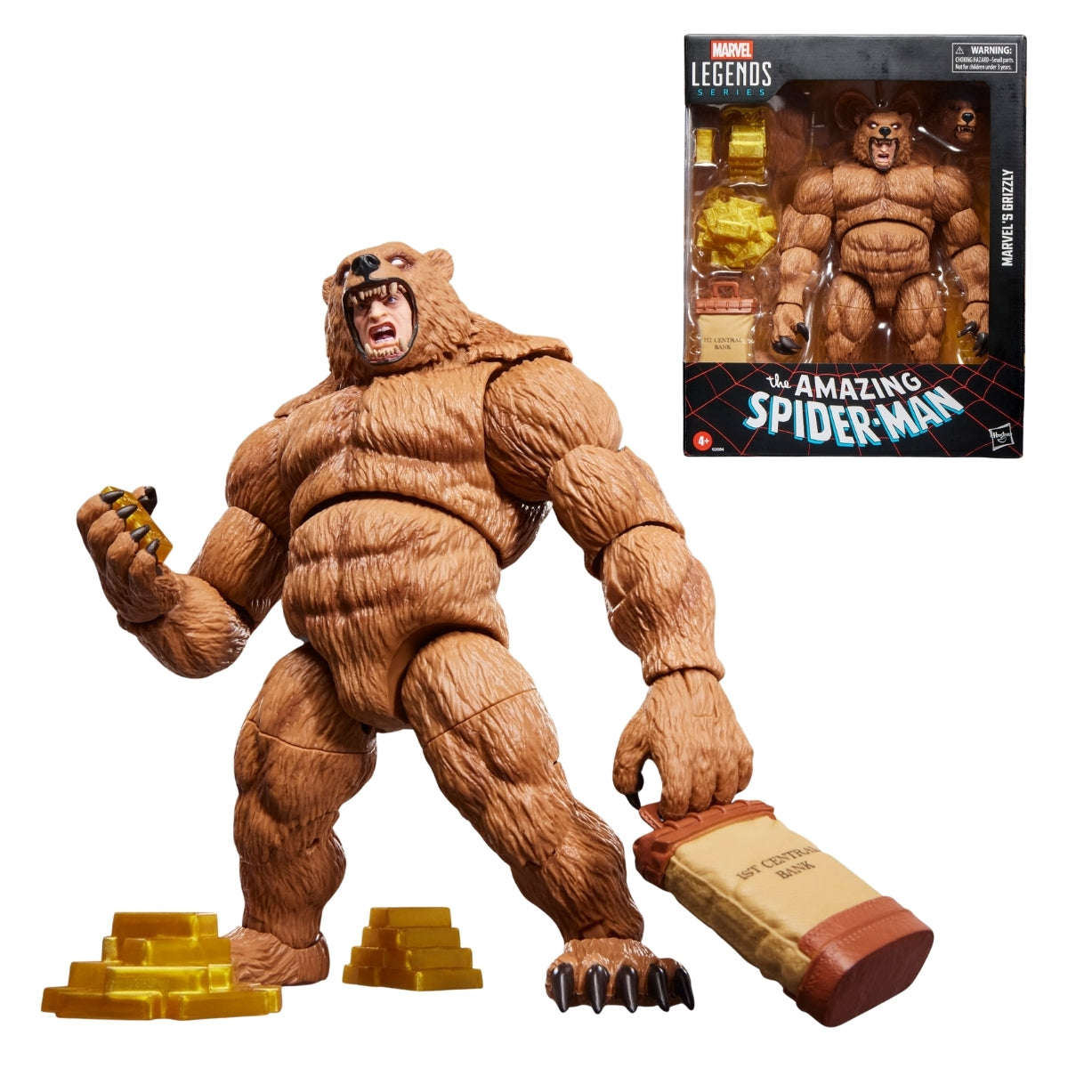 Marvel Legends the Amazing Spider-Man Grizzly Deluxe Action Figure