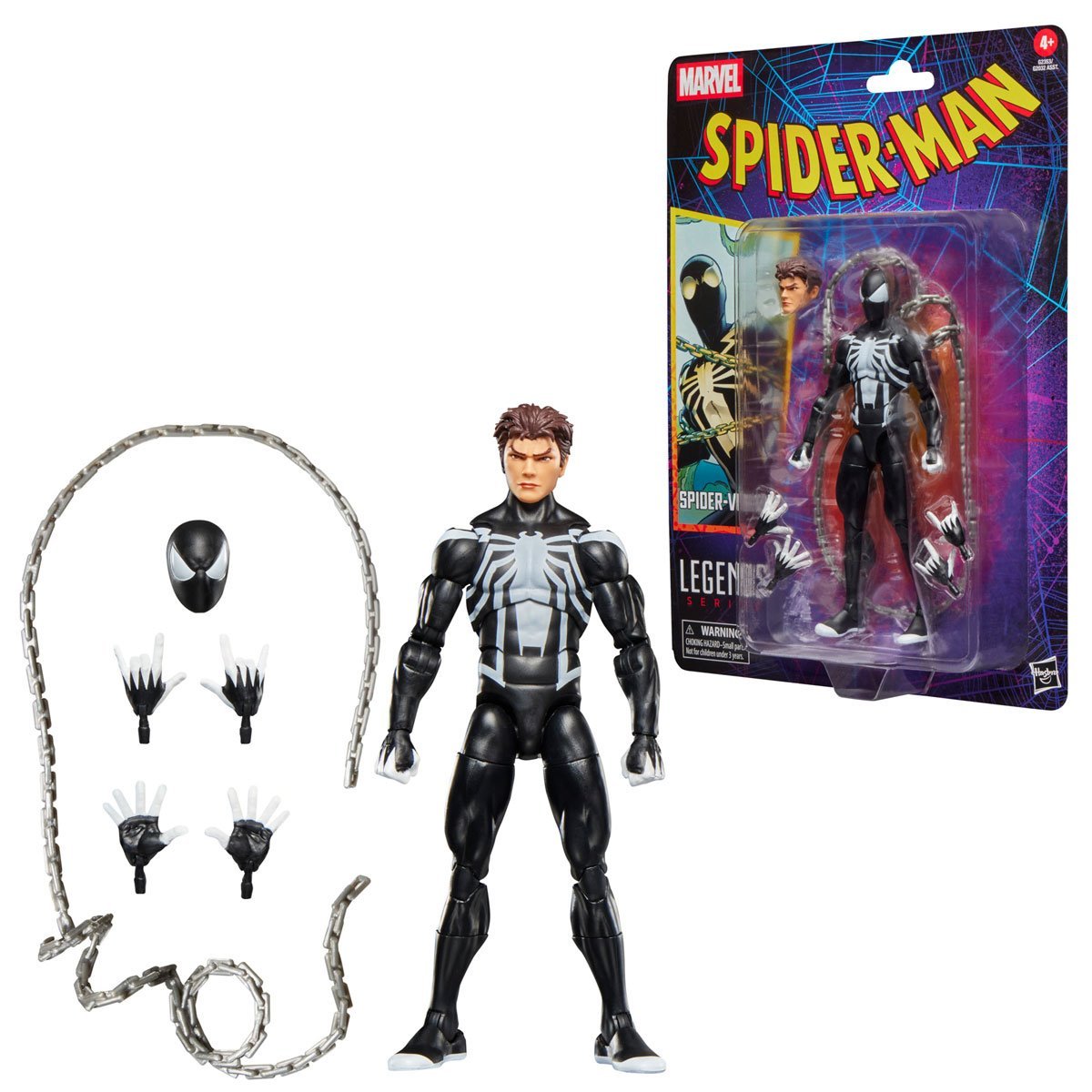 Spider-Man Marvel Legends Retro Cardback Spider-Venom 6-Inch