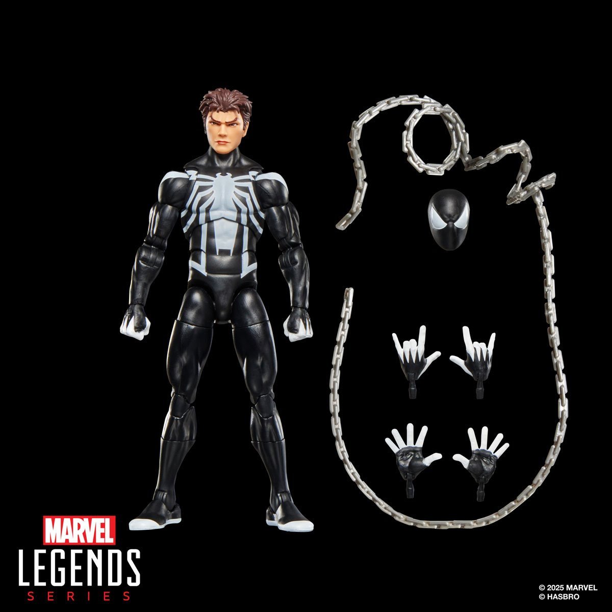 Spider-Man Marvel Legends Retro Cardback Spider-Venom 6-Inch Action Figure