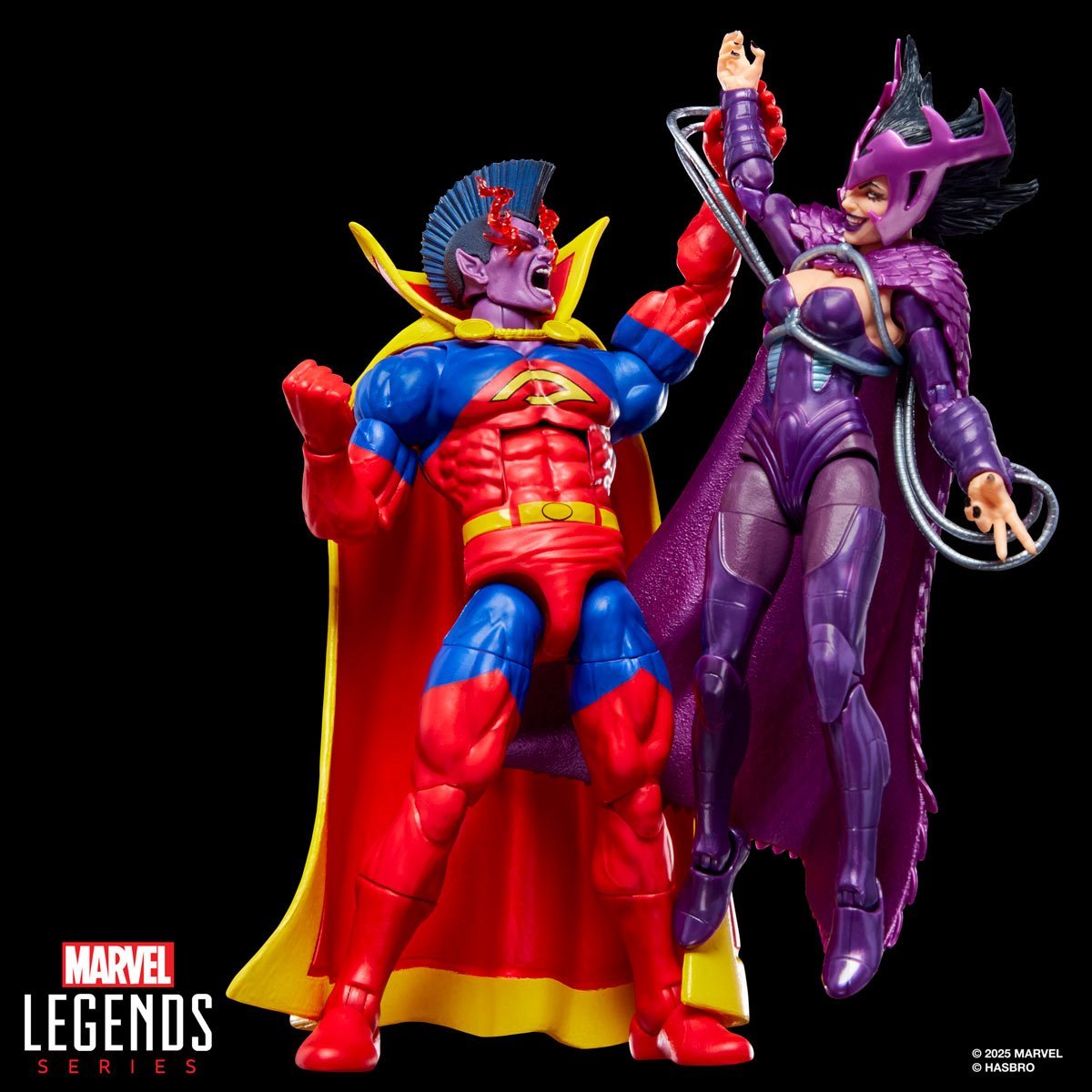 X-Men Marvel Legends Series Deathbird & Marvel’s Gladiator 6-Inch Action Figures