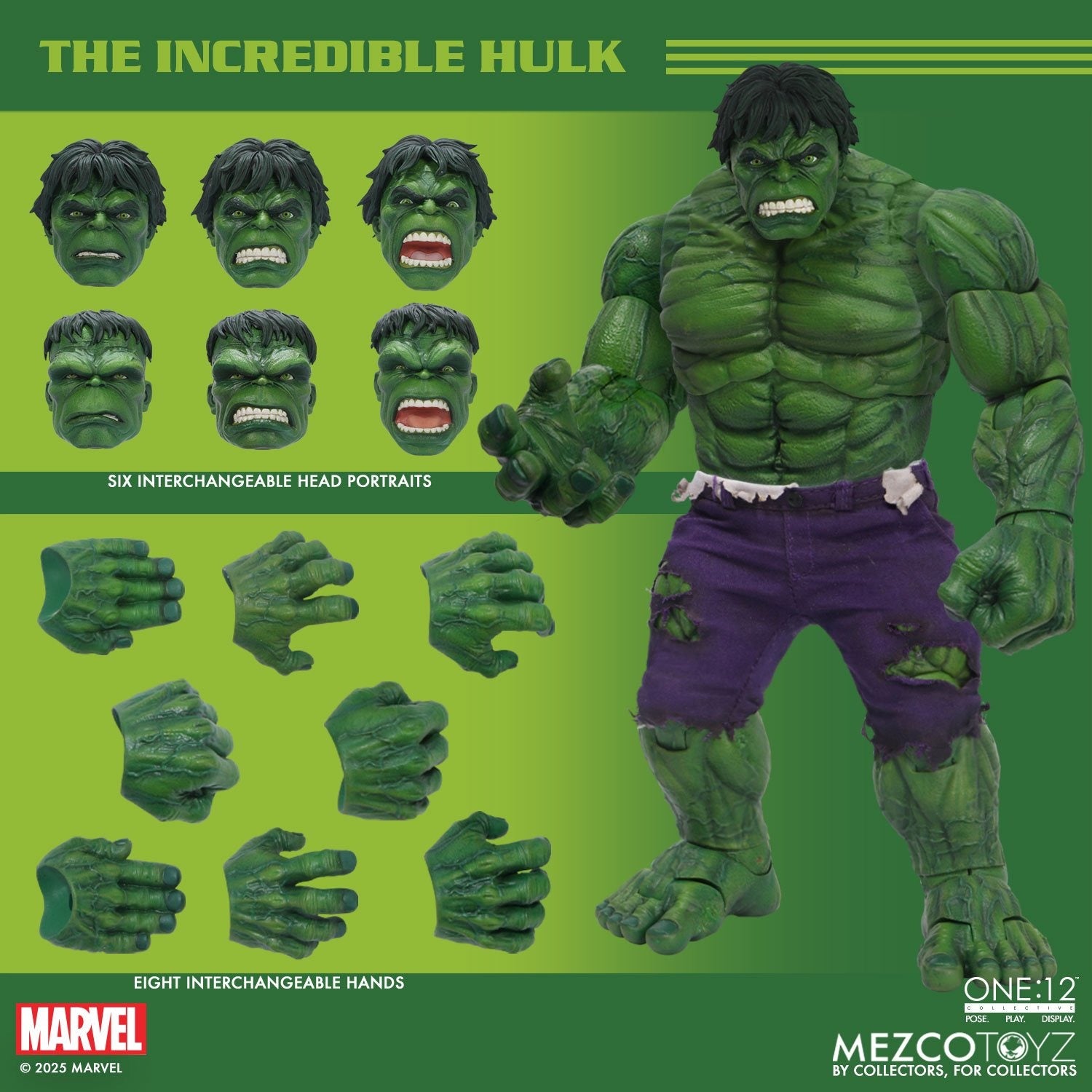 Mezco The Incredible Hulk Hulk One:12 Collective Action Figure