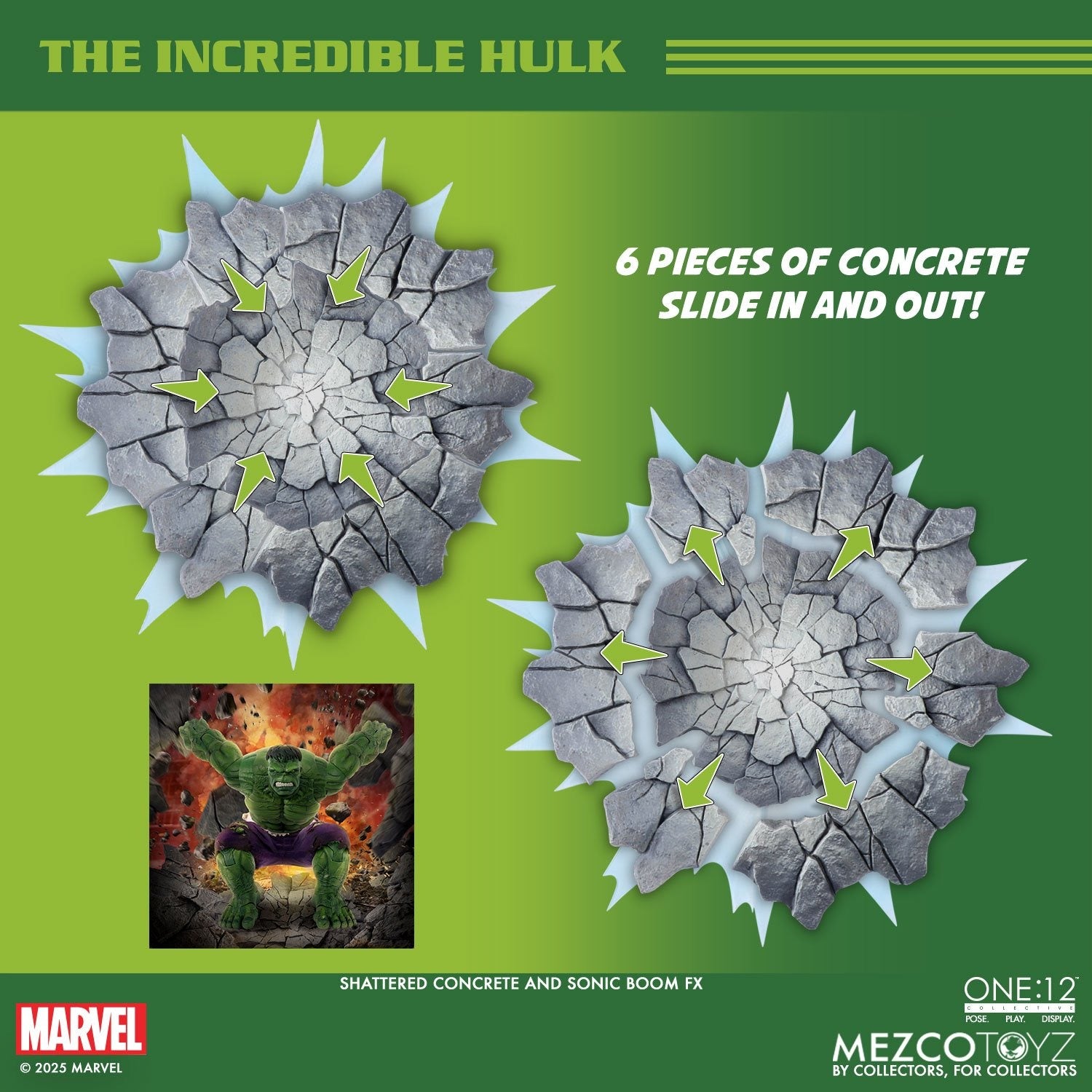Mezco The Incredible Hulk Hulk One:12 Collective Action Figure