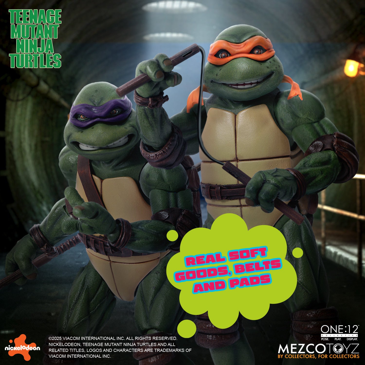 Mezco Toys Teenage Mutant Ninja Turtles (1990) Boxed Set (Raphael, Leonardo, Michelangelo, Donatello)