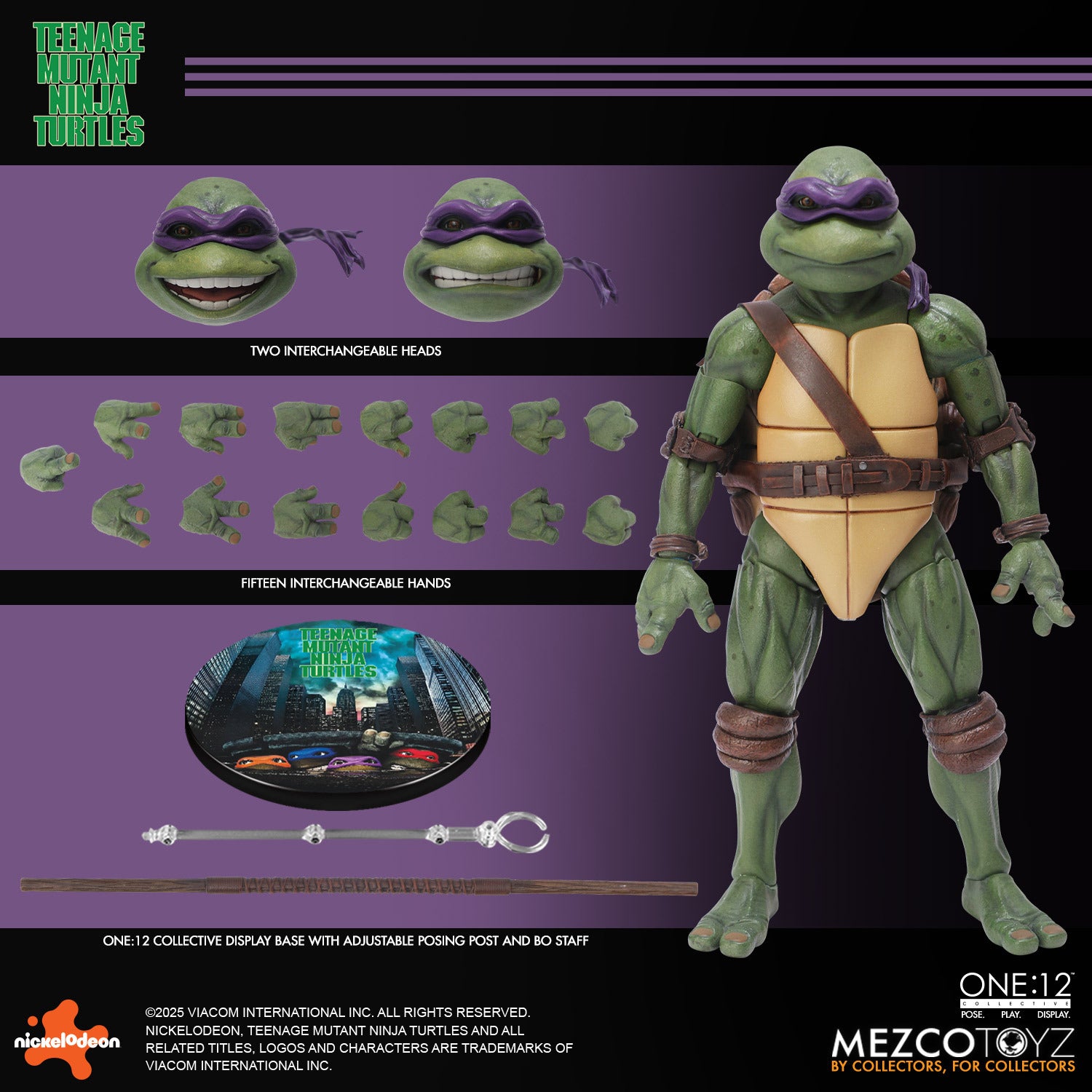 Mezco Toys Teenage Mutant Ninja Turtles (1990) Boxed Set (Raphael, Leonardo, Michelangelo, Donatello)