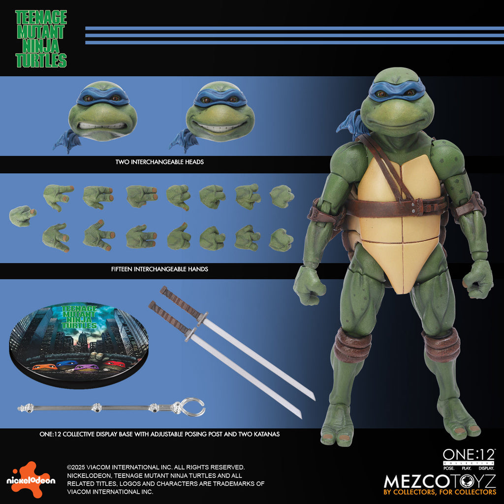 Mezco Teenage Mutant Ninja Turtles (1990) Boxed Set (Raphael, Leonardo, Michelangelo, Donatello)