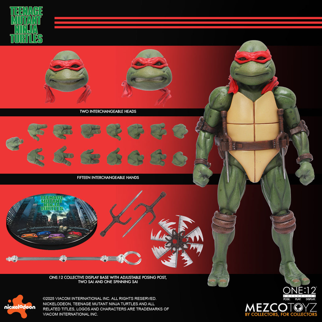 Mezco Teenage Mutant Ninja Turtles (1990) Boxed Set (Raphael, Leonardo, Michelangelo, Donatello)