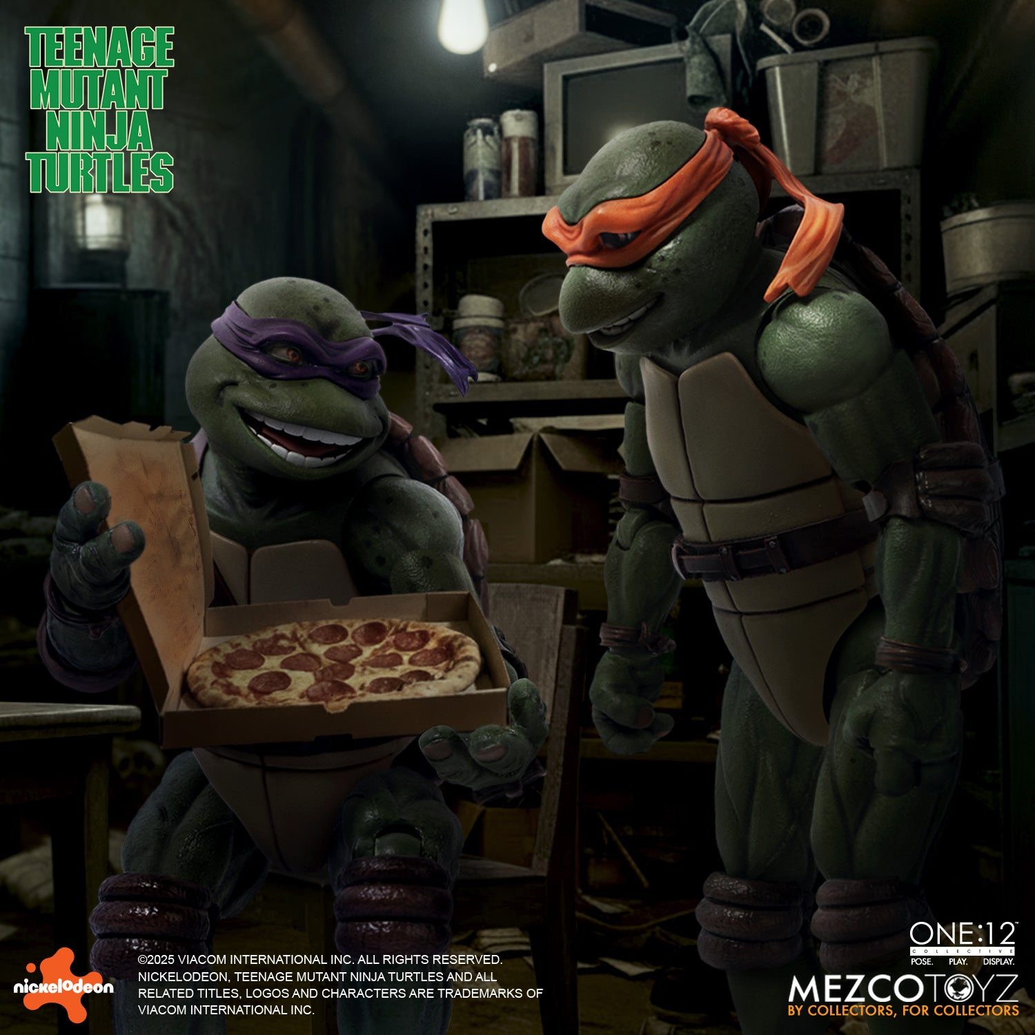 Mezco Toys Teenage Mutant Ninja Turtles (1990) Boxed Set (Raphael, Leonardo, Michelangelo, Donatello)