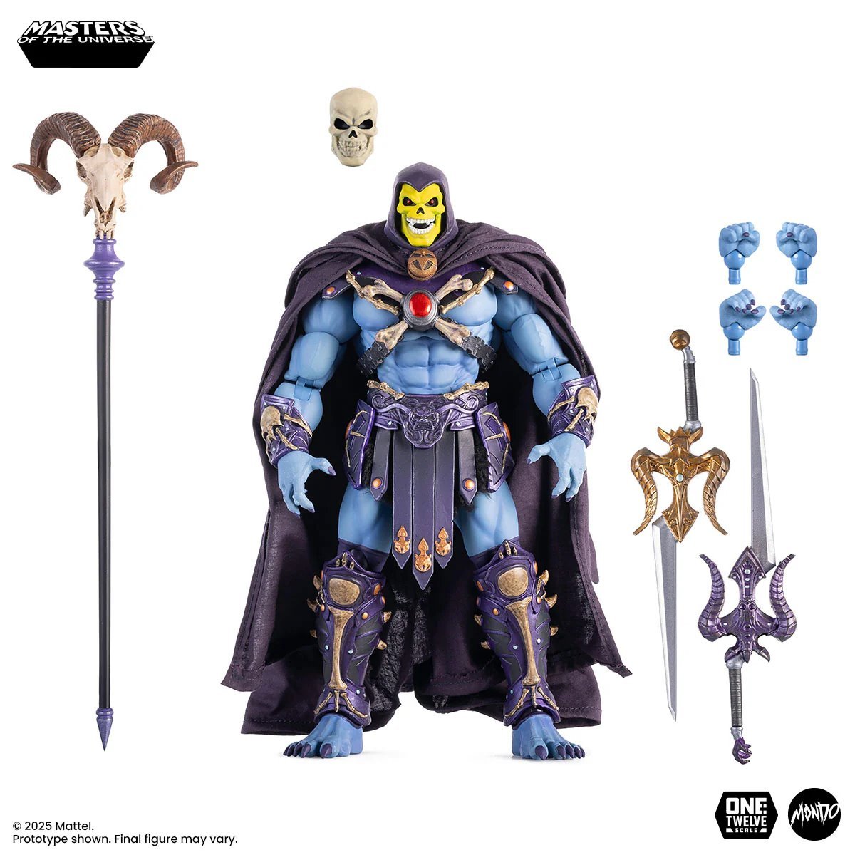 Mondo Masters of the Universe 200X Skeletor 1:12 Scale Action Figure