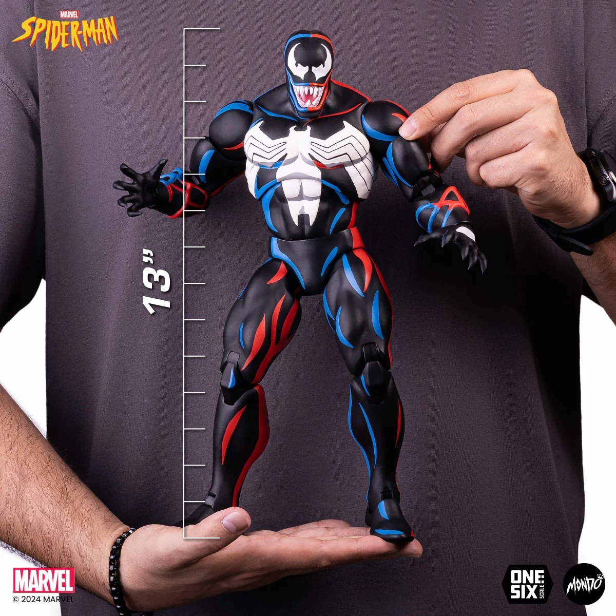 Mondo Spider-Man: The Animated Series Venom 1:6 Scale Action Figure
