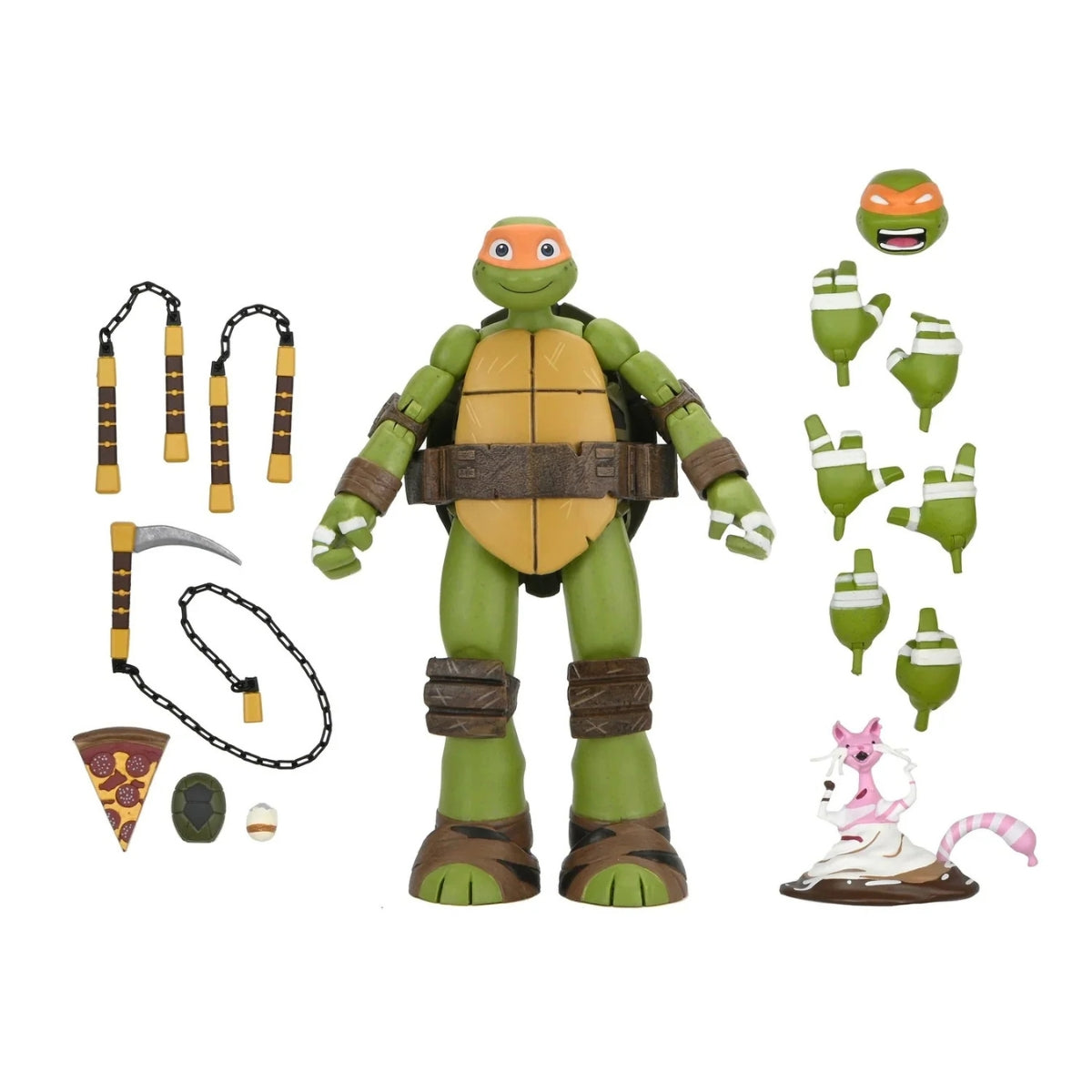 NECA Teenage Mutant Ninja Turtles (2012 Cartoon) Michelangelo Action Figure