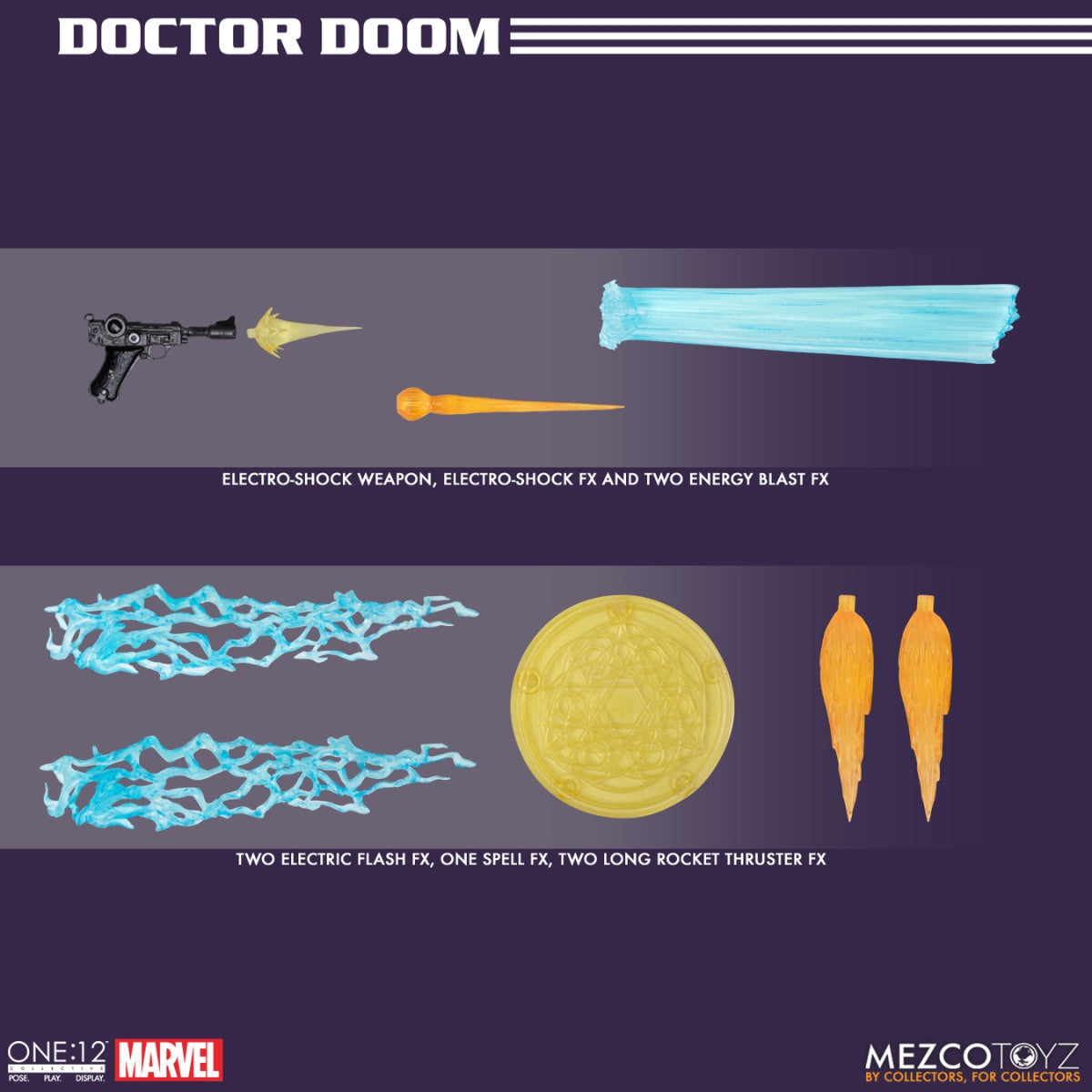Mezco Doctor Doom One:12 Collective Action Figure, Reissue
