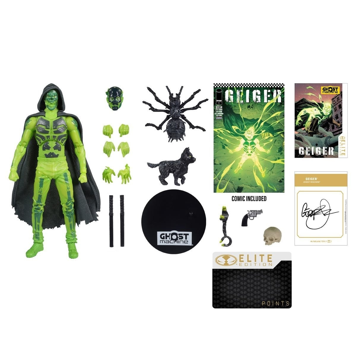 McFarlane Elite Edition #15 Geiger Ghost Machine 7-Inch Deluxe Action Figure