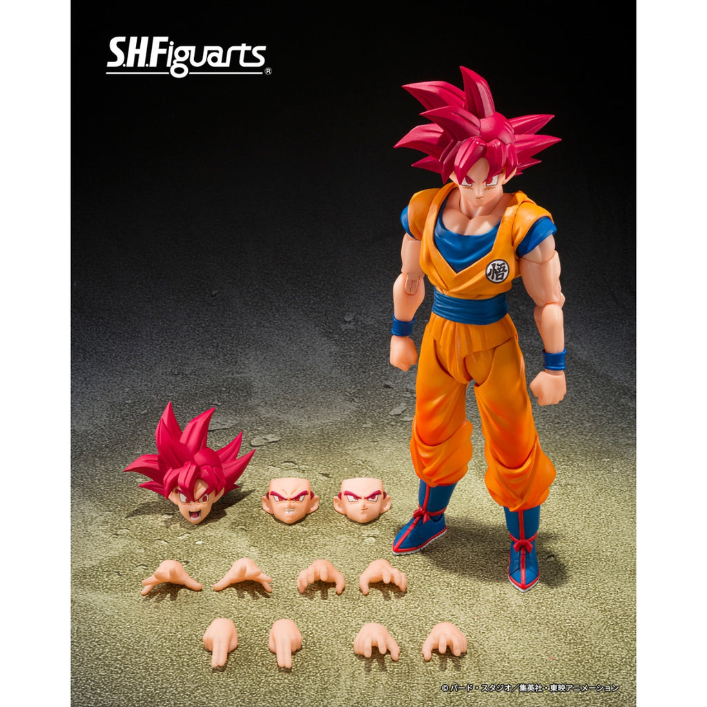 Dragon Ball Z Super Saiyan God Goku (God Aura) S.H.Figuarts Action Figure