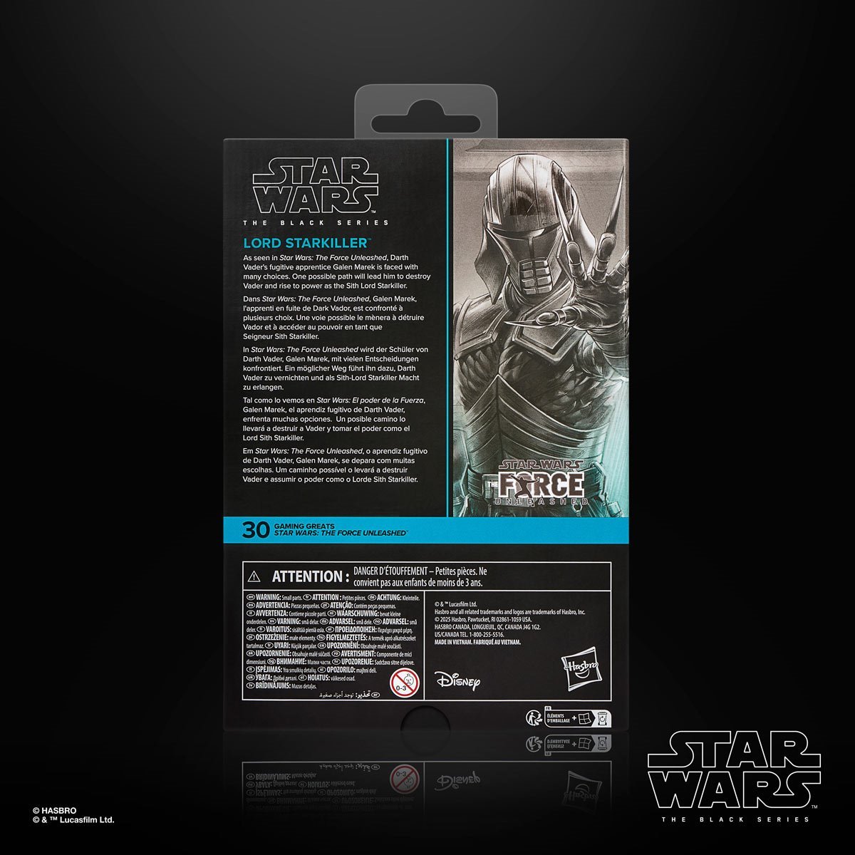 Star Wars The Black Series Gaming Greats Lord Starkiller Deluxe 6-Inch Action Figure