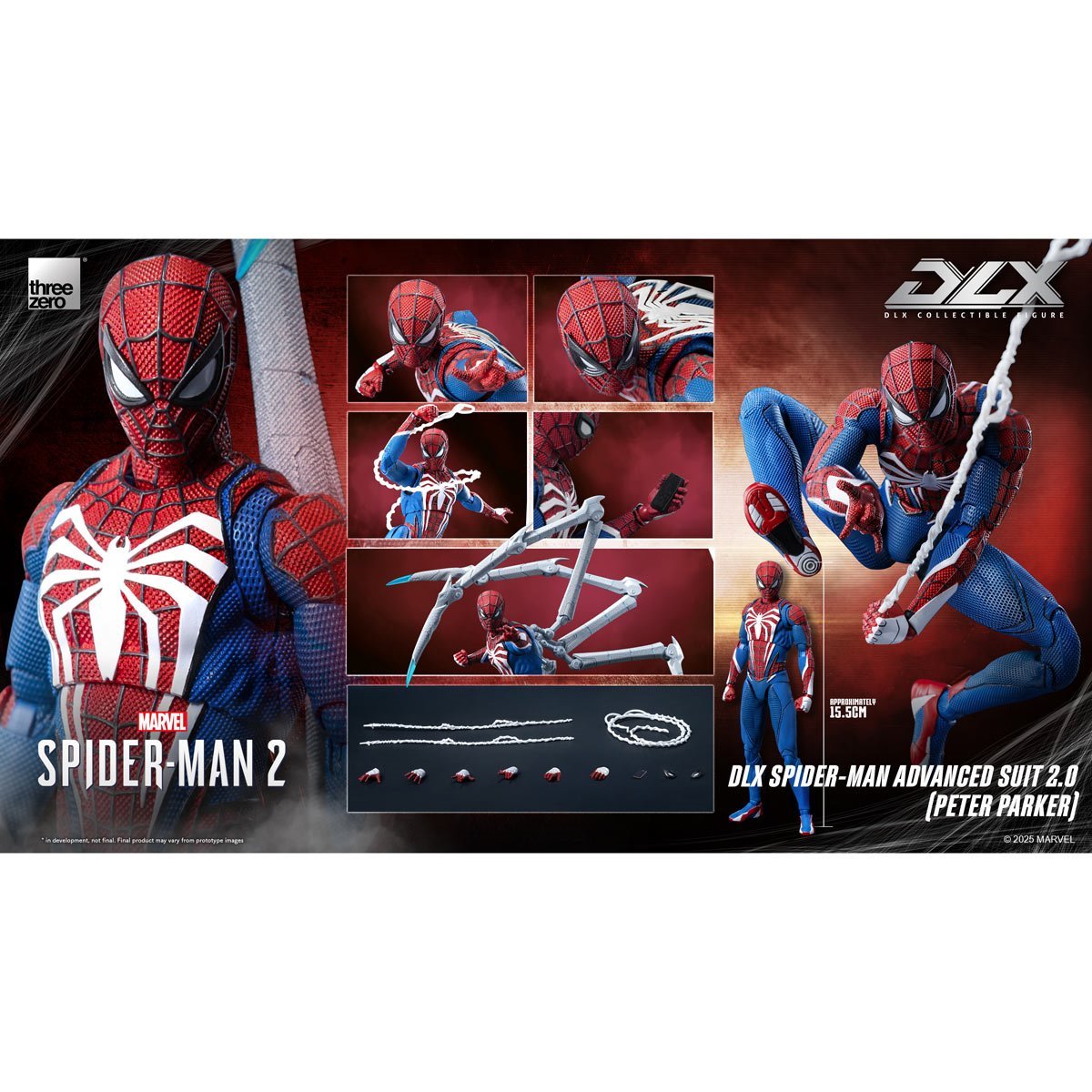 Marvel's Spider-Man 2: Spider-Man Advanced Suit 2.0 Peter Parker DLX Action Figure