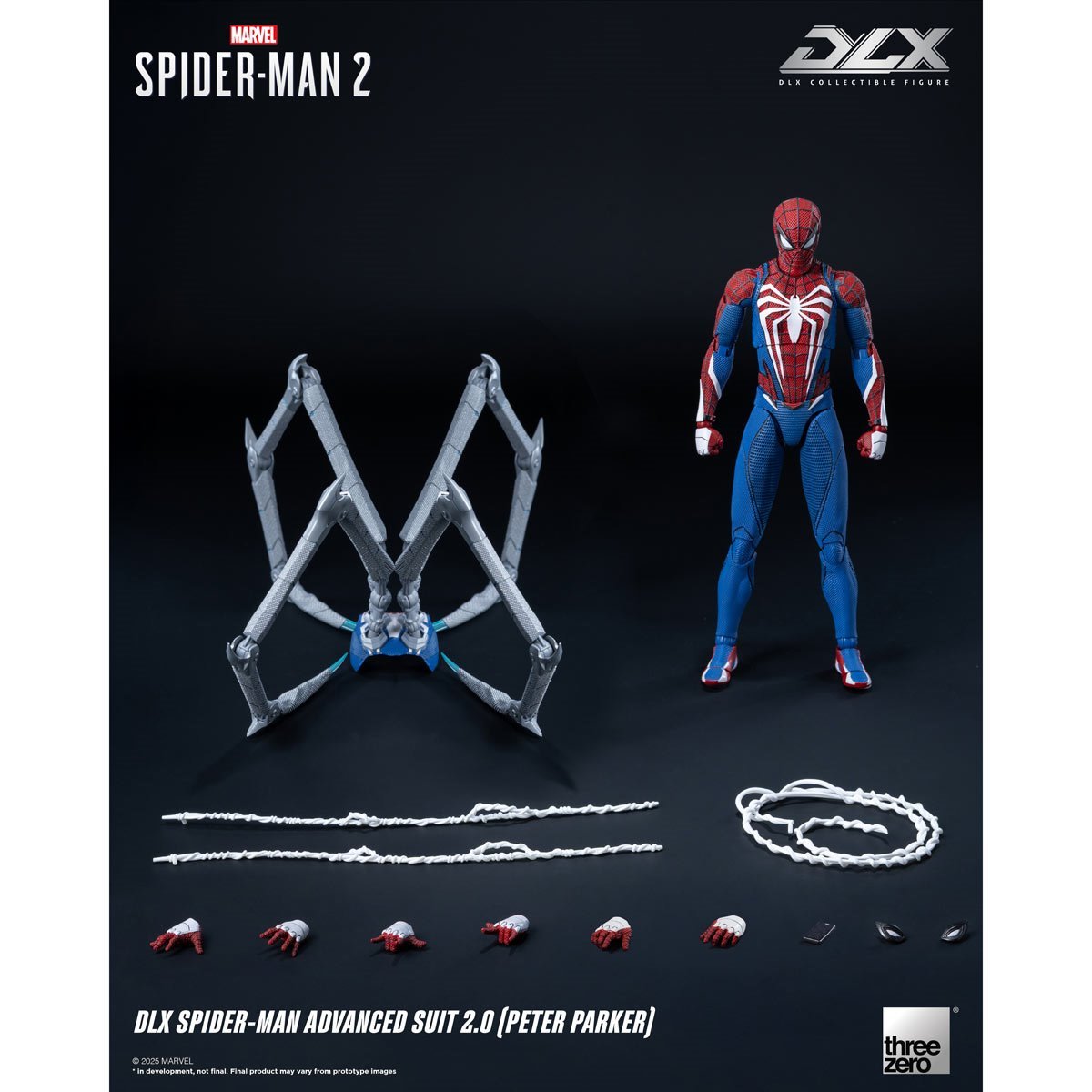 Marvel's Spider-Man 2: Spider-Man Advanced Suit 2.0 Peter Parker DLX Action Figure