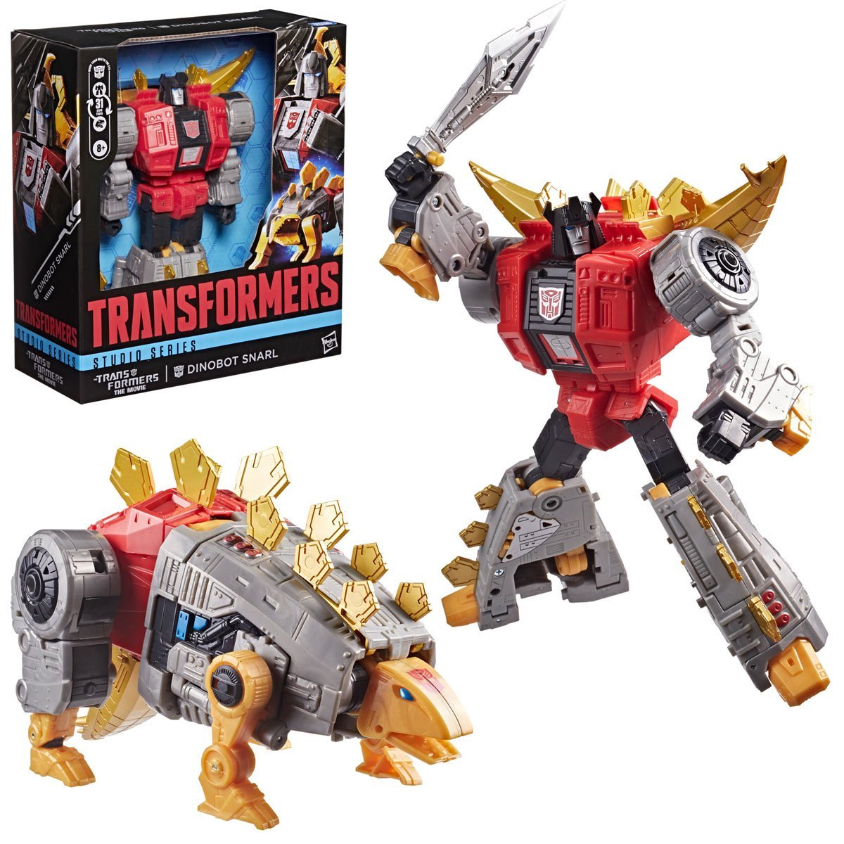Transformers Studio Series 86 Leader Class Transformers: The Movie Dinobot Snarl