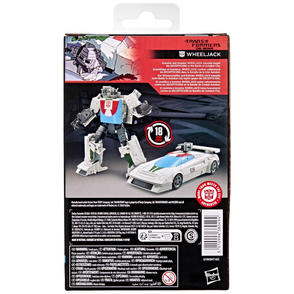 Transformers Studio Series 86 Deluxe Class Transformers: The Movie Wheeljack