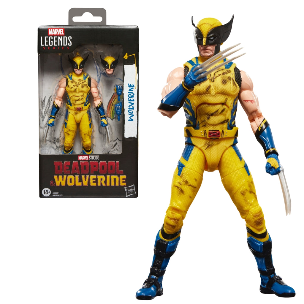 Marvel Legends Deadpool & Wolverine (Sleeveless) Wolverine Action Figure